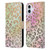 Monika Strigel Dreamland Gold Leopard Leather Book Wallet Case Cover For Apple iPhone 16 Plus