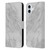 Nature Magick Marble Metallics Silver Leather Book Wallet Case Cover For Apple iPhone 16 Plus