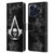 Assassin's Creed Black Flag Logos Grunge Leather Book Wallet Case Cover For Apple iPhone 16 Pro Max