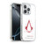 Assassin's Creed Legacy Logo Geometric White Soft Gel Case for Apple iPhone 16 Pro & MagSafe