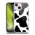 Grace Illustration Animal Prints Cow Soft Gel Case for Apple iPhone 13 Mini