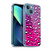 Grace Illustration Animal Prints Pink Leopard Soft Gel Case for Apple iPhone 13 Mini