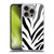 Grace Illustration Animal Prints Zebra Soft Gel Case for Apple iPhone 16 Pro