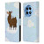 Grace Illustration Llama Pegasus Leather Book Wallet Case Cover For OnePlus 12R