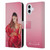 Ariana Grande Dangerous Woman Red Leather Leather Book Wallet Case Cover For Apple iPhone 16 Plus