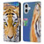 Aimee Stewart Animals Tiger Lily Leather Book Wallet Case Cover For Apple iPhone 16