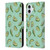 Andrea Lauren Design Food Pattern Avocado Leather Book Wallet Case Cover For Apple iPhone 16 Plus