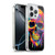 LebensArt Mix Art Rainbow Skull Soft Gel Case for Apple iPhone 16 Pro & MagSafe