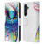 Pixie Cold Animals Into The Blue Leather Book Wallet Case Cover For Samsung Galaxy A35 5G