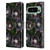 Anis Illustration Graphics Dark Flowers Leather Book Wallet Case Cover For Google Pixel 9 Pro XL