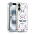 Anis Illustration Floral And Leaves Victorian Mirrored Pink Soft Gel Case for Apple iPhone 16 & MagSafe
