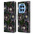 Anis Illustration Graphics Dark Flowers Leather Book Wallet Case Cover For OnePlus 12R