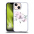 Anis Illustration Floral Pattern Lilium Flower Soft Gel Case for Apple iPhone 13 Mini