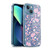 Anis Illustration Floral Pattern Romantic Blue Pink Soft Gel Case for Apple iPhone 13 Mini & MagSafe