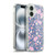 Anis Illustration Floral Pattern Romantic Blue Pink Soft Gel Case for Apple iPhone 16 Plus & MagSafe