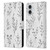 Anis Illustration Wildflowers White Leather Book Wallet Case Cover For Apple iPhone 16