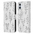 Anis Illustration Wildflowers White Leather Book Wallet Case Cover For Apple iPhone 16 Plus