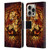 Tom Wood Fire Creatures Tiger Leather Book Wallet Case Cover For Apple iPhone 16 Pro
