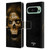 Alchemy Gothic Skull Death Fetish Leather Book Wallet Case Cover For Google Pixel 9 Pro XL