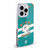 NFL Miami Dolphins Logo Art Helmet Distressed Soft Gel Case for Apple iPhone 16 & MagSafe