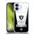NFL Las Vegas Raiders Logo Art Banner 100th Soft Gel Case for Apple iPhone 16