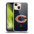 NFL Chicago Bears Logo Football Soft Gel Case for Apple iPhone 13 Mini