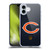 NFL Chicago Bears Logo Football Soft Gel Case for Apple iPhone 16 Plus