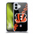 NFL Cincinnati Bengals Logo Stripes Soft Gel Case for Apple iPhone 16 Plus