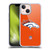 NFL Denver Broncos Logo Plain Soft Gel Case for Apple iPhone 13 Mini