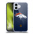 NFL Denver Broncos Logo Football Soft Gel Case for Apple iPhone 16 Plus