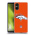 NFL Denver Broncos Logo Plain Soft Gel Case for Sony Xperia 5 V 5G