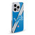 NFL Detroit Lions Logo Stripes Soft Gel Case for Apple iPhone 16 Pro & MagSafe