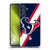 NFL Houston Texans Logo Stripes Soft Gel Case for Samsung Galaxy M55 5G