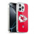 NFL Kansas City Chiefs Logo Plain Soft Gel Case for Apple iPhone 16 Pro & MagSafe