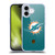 NFL Miami Dolphins Logo Football Soft Gel Case for Apple iPhone 16