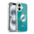 NFL Miami Dolphins Logo Stripes Soft Gel Case for Apple iPhone 16