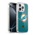 NFL Miami Dolphins Logo Football Soft Gel Case for Apple iPhone 16 Pro