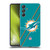 NFL Miami Dolphins Logo Stripes Soft Gel Case for Samsung Galaxy M55 5G
