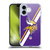NFL Minnesota Vikings Logo Stripes Soft Gel Case for Apple iPhone 16