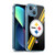NFL Pittsburgh Steelers Logo Stripes Soft Gel Case for Apple iPhone 13 Mini