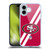 NFL San Francisco 49Ers Logo Stripes Soft Gel Case for Apple iPhone 16
