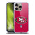 NFL San Francisco 49Ers Logo Plain Soft Gel Case for Apple iPhone 16 Pro Max