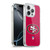 NFL San Francisco 49Ers Logo Plain Soft Gel Case for Apple iPhone 16 Pro