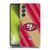 NFL San Francisco 49ers Artwork Stripes Soft Gel Case for Samsung Galaxy M55 5G