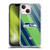 NFL Seattle Seahawks Artwork Stripes Soft Gel Case for Apple iPhone 13 Mini