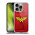 Wonder Woman DC Comics Logos Distressed Look Soft Gel Case for Apple iPhone 16 Pro