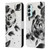 Mai Autumn Floral Blooms Black Beauty Leather Book Wallet Case Cover For Samsung Galaxy M15/F15 5G