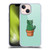 Beth Wilson Doodlecats Cactus Soft Gel Case for Apple iPhone 13 Mini