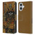 David Lozeau Colourful Grunge Samurai Leather Book Wallet Case Cover For Apple iPhone 16
