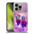 Random Galaxy Space Llama Kitty & Cat Soft Gel Case for Apple iPhone 16 Pro